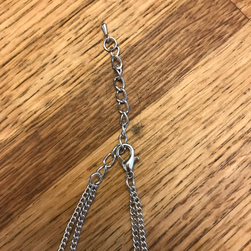 Bohemia Silver Plate Water Drop Choker Necklace - Picture 7 of 7